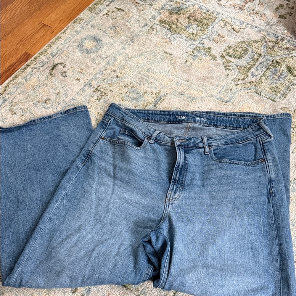 Extra high rise super wide leg